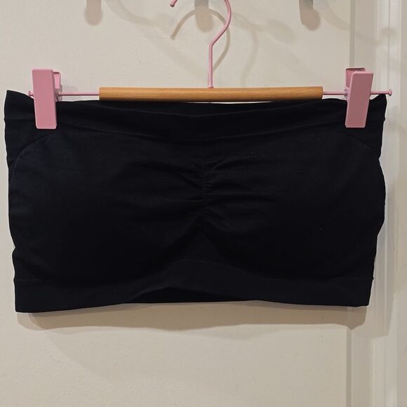 No Boundries Padded Bandeau Top- Black - Picture 3 of 5